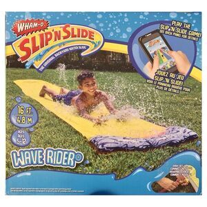 Wham-O Slip'N Slide Wave Rider Backyard Water Slide 16 ft. Slip N Slide Game